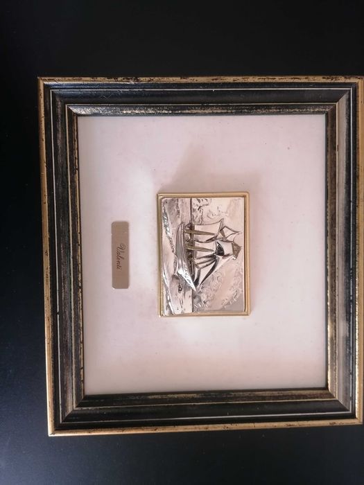 Moldura Quadro em prata Valenti