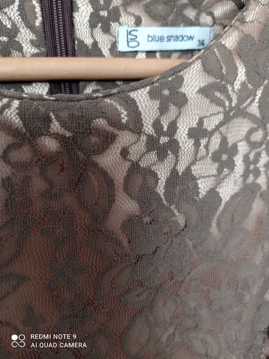 Sukienka wizytowa, na wesele, Komunię, Chrzciny rozmiar 36, koronkowa