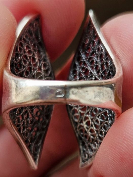 Anel Filigrana Portuguesa - prata 925