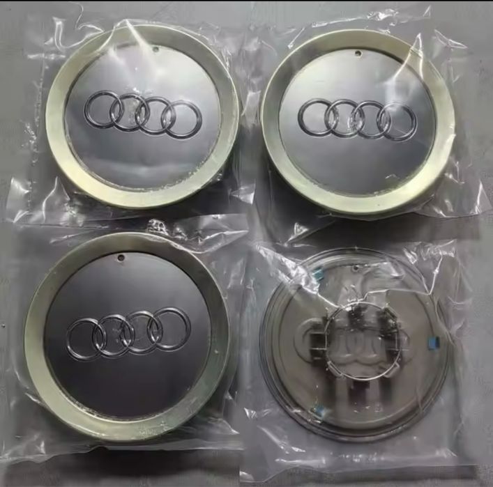4 Centros de Rodas NOVAS Audi A8, S8, A6, S6 - 145mm