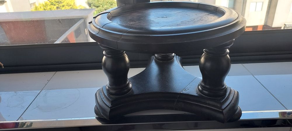 Suporte para vaso de plantas, madeira