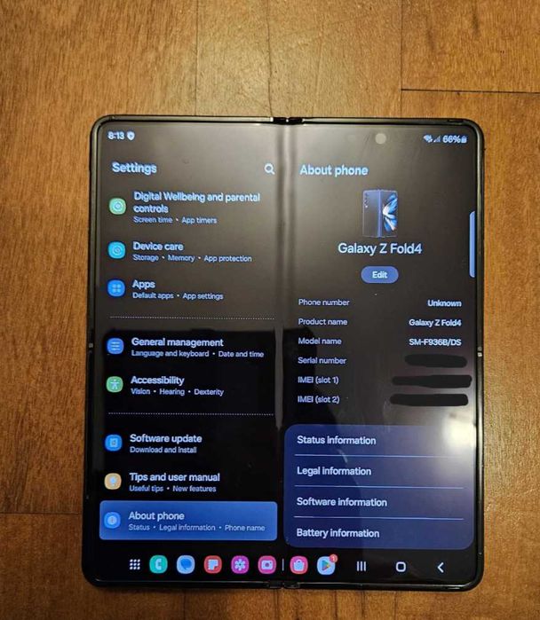 Samsung Z fold 4 256gb com garantia troco