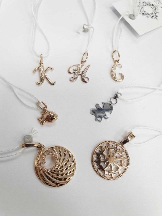 Золоті підвіски 585 проби, новинки 05.11