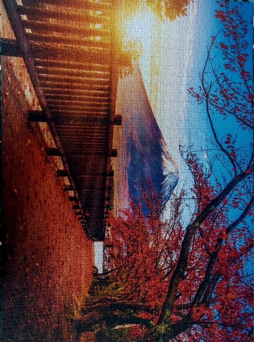 Puzzle trefl 1000 el. Góra Fuji, Japonia Ruda Śląska • OLX.pl