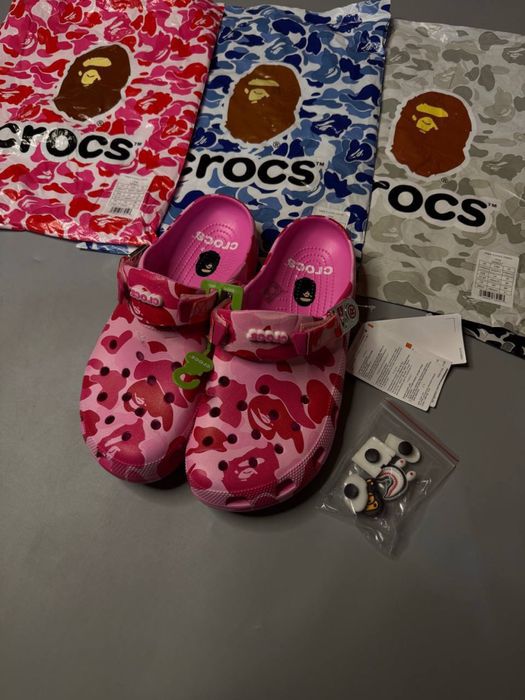 ‼️БЕЗ ПЕРЕДОПЛАТ‼️Крокси Crocs x Bape