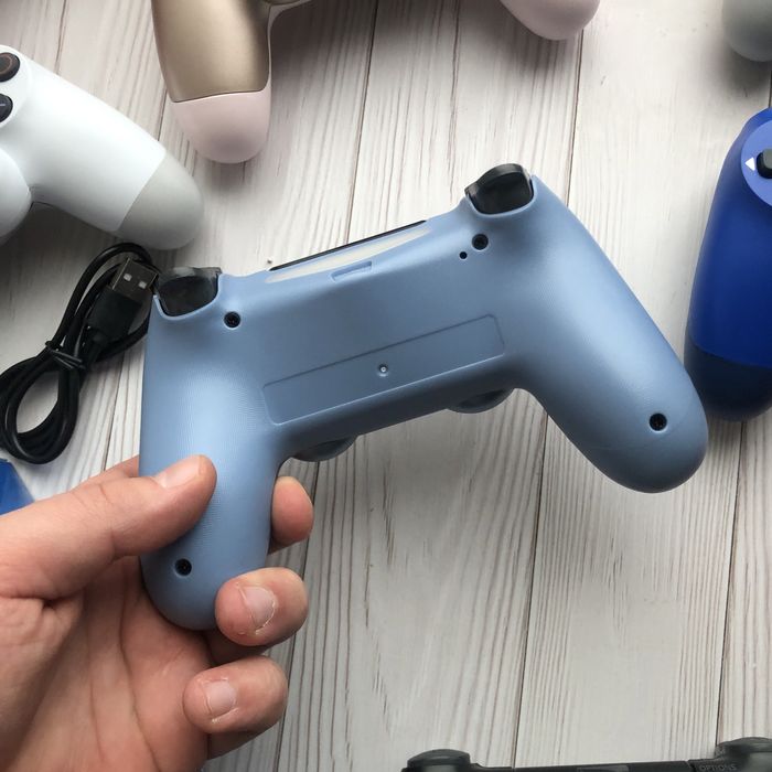 Серебристый беспроводной джойстик для ps 4, гейпмад, dualshock