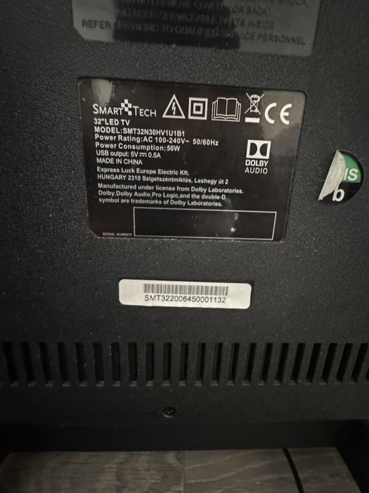TV Smart tech 32’’