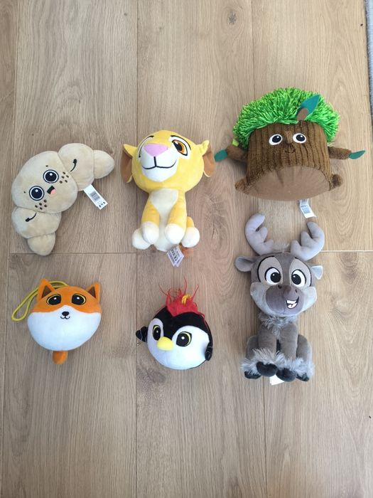 Pluszaki, maskotki Biedronka, Lidl