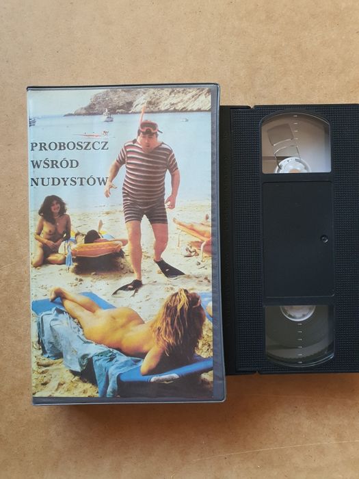 Proboszcz wśród nudystów VHS komedia
