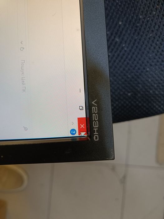 Монітор Acer 22  робочий Acer V223HQ без ніжки читайте опис