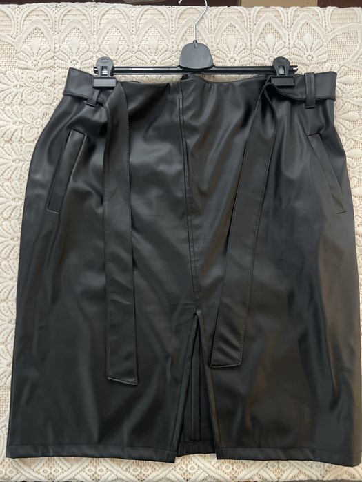 Спідниця  з екошкіри великий розмір