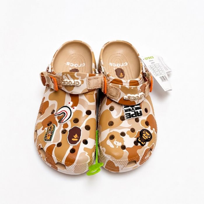 В НАЯВНОСТІ Crocs x Bape | крокси бейп | кроксы A Bathing Ape