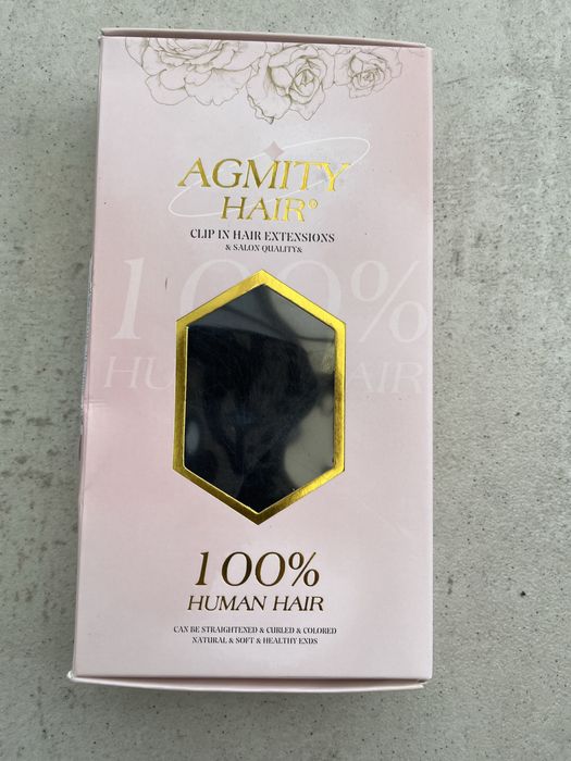 Dopinki przedluzki clip in brazowe human hair