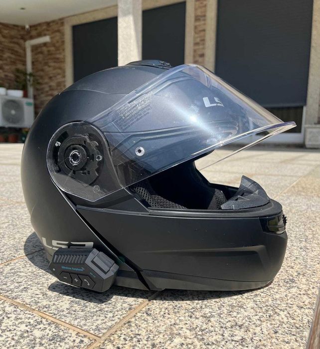 Capacete modular com bluetooth