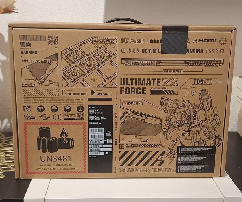 Portátil Asus Tuf Gaming selado c/ rtx 4070+5 anos de garantia+ofertas