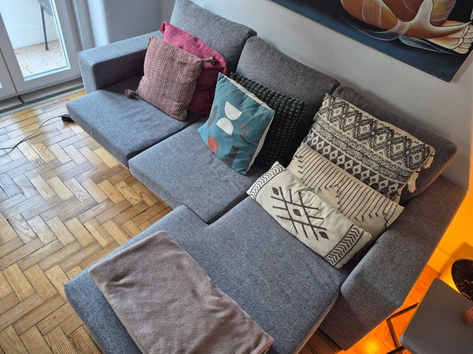 sofá com chaise longue