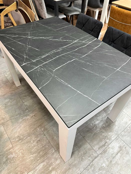 Rozkładany stół z sklejki meblowej/MDF i laminatu EGGER 123*75+50
