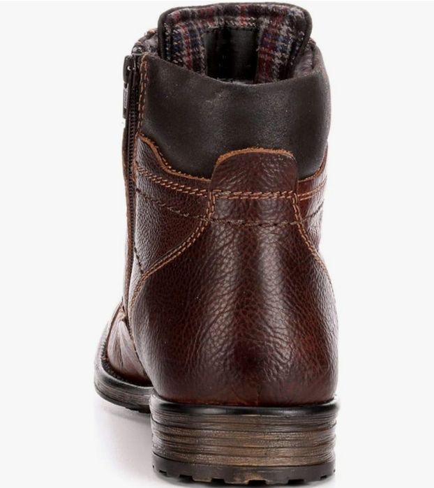 Чоловічі зимові шкіряні черевики,AM,shoes,Індія(USA)(12)(,45-45,5))