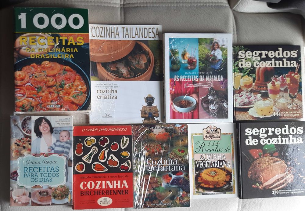 Lote livros sobre Cozinha