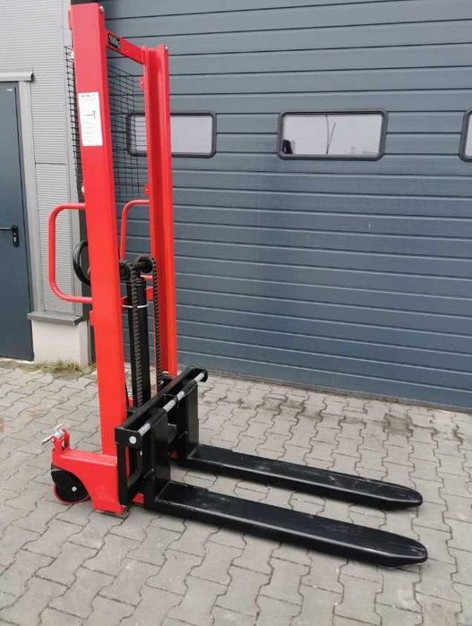 Nowy WÓZEK PALETOWY PODNOŚNIKOWY masztowy sztaplarka 1000kg 2000kg