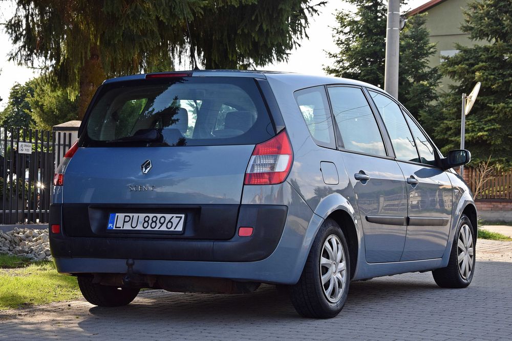 RENAULT MEGANE SCENIC 1.6 Benzyna+LPG Klima Panorama Hak 7-osób 2005 ROK!