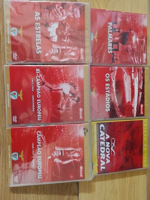Conjunto DVDs do SLB novos