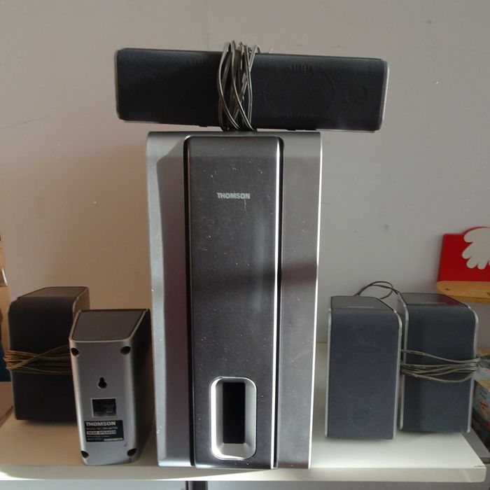 Subwoofer, głośniki Thomson do kina domowego model DPL907VD
