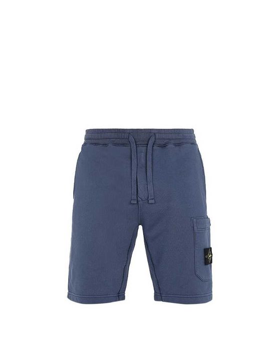 Шорти STONE ISLAND 64651 Garment-Dyed Cotton Shorts Avio Blue