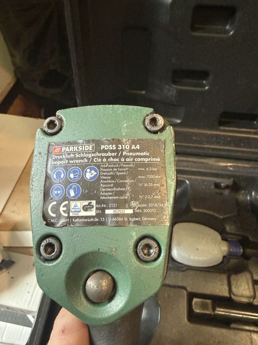 Klucz pneumatyczny parkside pdss 310 a4