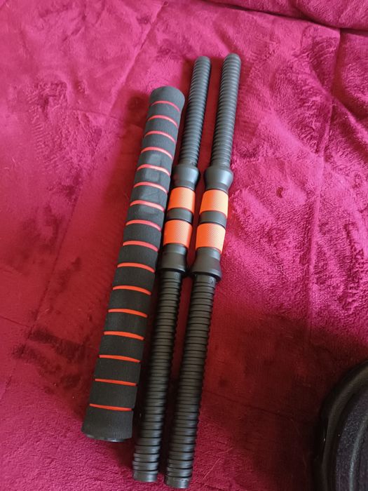 Pesos (discos + barras + anilhas ) 40 kg