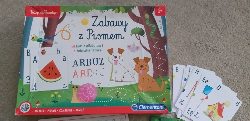 Zabawy z pismem 5+ Clementoni