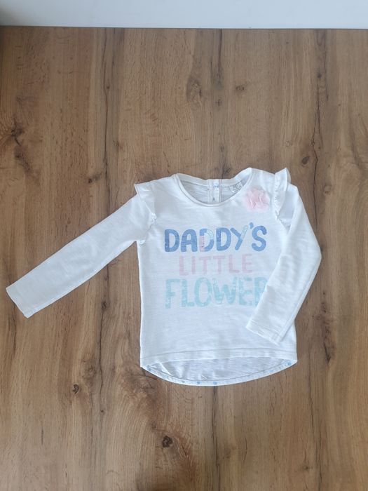 Bluzka kwiatuszki falbanki rozmiar 86