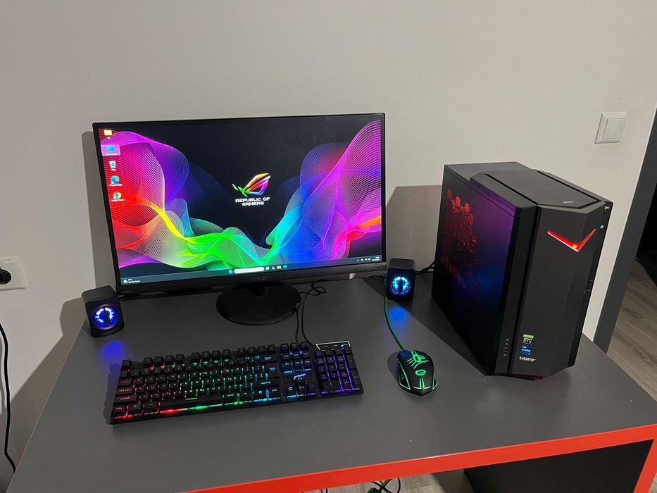 Komputer Gamingowy Gracza Win11 i5 11th 16GB DDR4 SSD 1,5 TB GTX 1650 WiFi Monitor