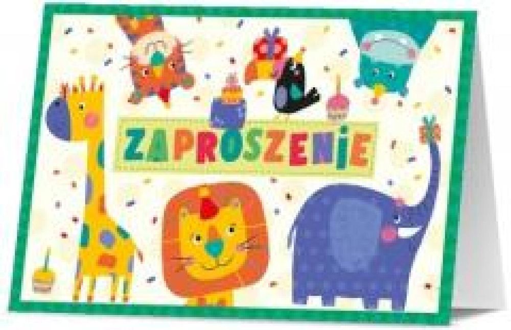 Zaproszenie Urodziny (10szt) Pan Dragon Rok wydania: 2025, oprawa: