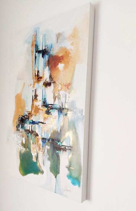 Quadro Pintado à Mão – Peça Única em Óleo sobre Tela