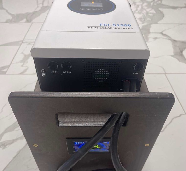 Комплект Акумулятор LiFePO4 314Ah 12V 4.0kWh Гібридний інвертор ANERN AN-FGI-S1500 (1.5kW/1.5kVA/1500W) 12V