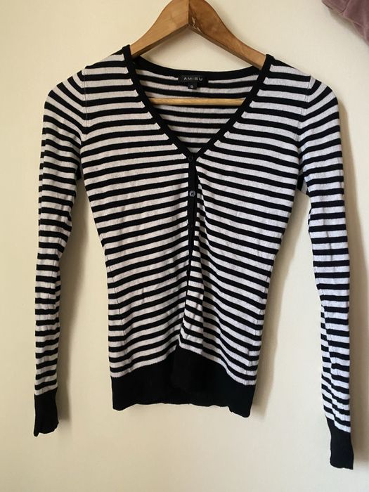 Вінтаж кофтинка у полоску, розмір S