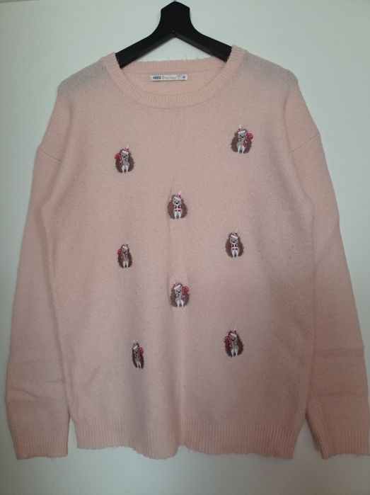 Piękny sweter damski zimowy house XS