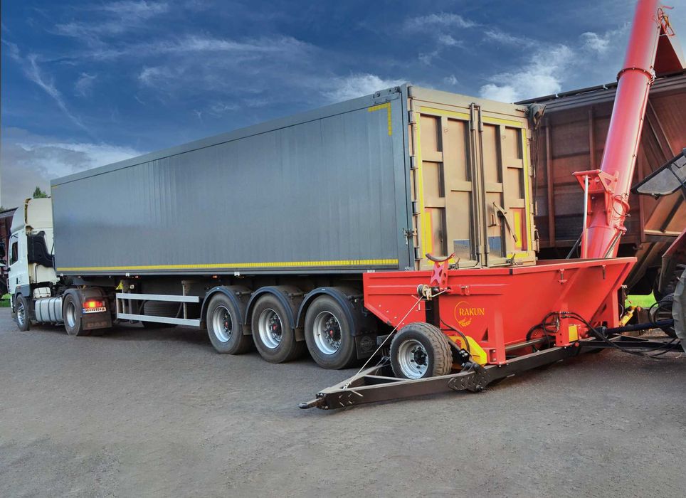 Kosz przyjęciowy kontener KOBZARENKO BNP-3 Przeładunek zboża 250t/h