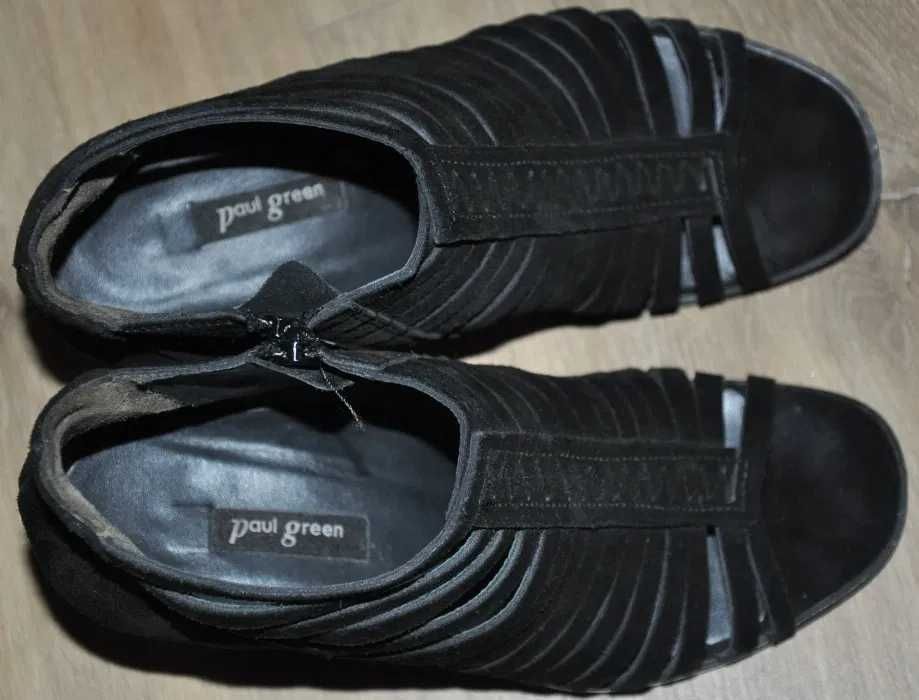 PAUL GREEN R.37 sandały, piękne skórzane sandałki- Jak Ecco