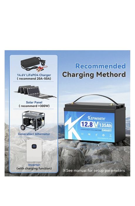 Акумулятор Kepworth LiFePo4 12V/135AH (1728Wh) Smart BMS