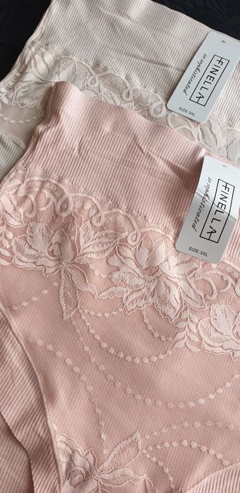 3x figi damskie wysokie 3XL Finella
