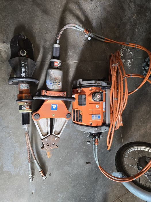 Holmatro, establishment hydrauliczny pompa rozpierak nożyce