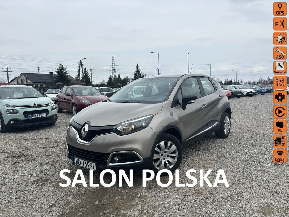 Renault Captur I właściciel, salon Polska, bezwypadkowy, gwarancja 12 miesięcy !!!