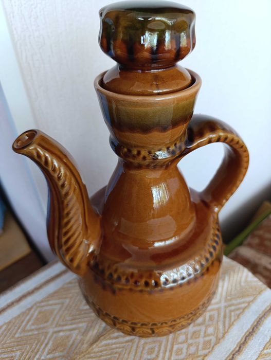 Вінтажний кувшин (глечик, куманець), Васильківська майоліка