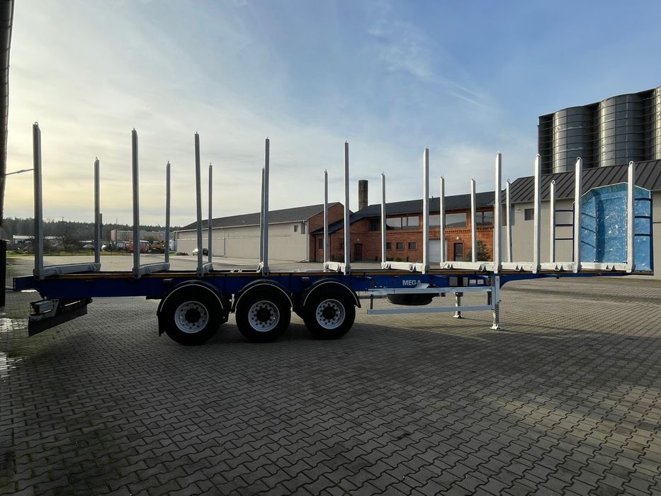 Naczepa MEGA MND kłonica do przewozu drewna
