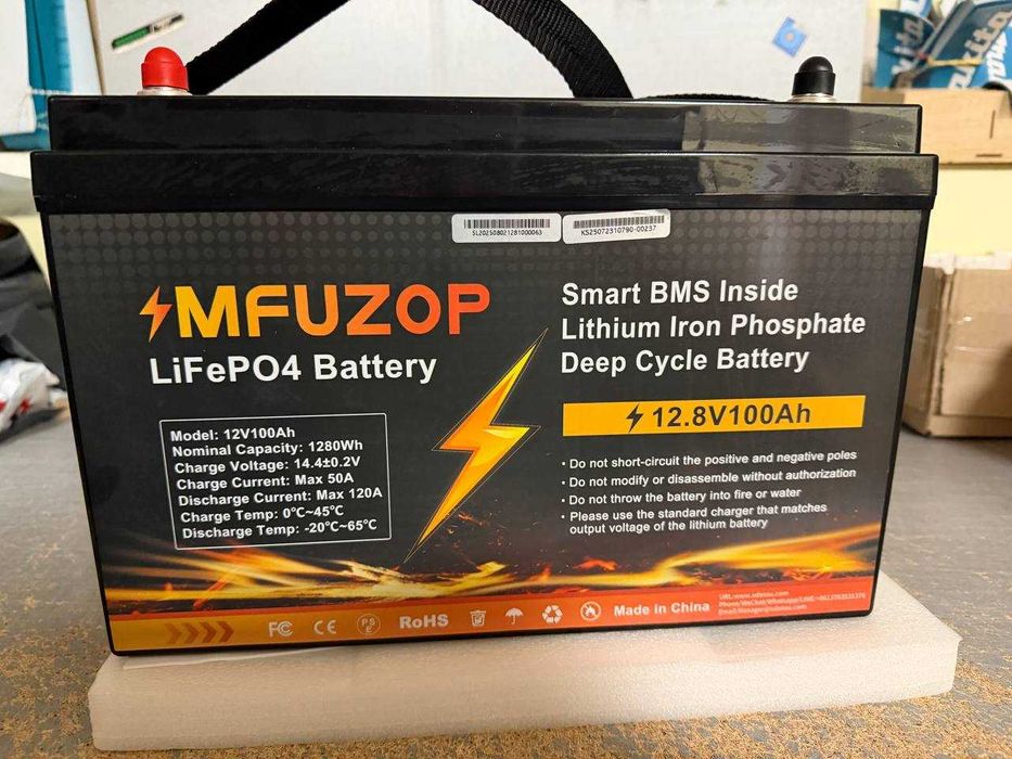 ‼️lifepo4 батарея акумулятор 100Аг для дбж та інвертора літієвий