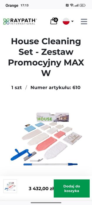 Zestaw do sprzątania domu