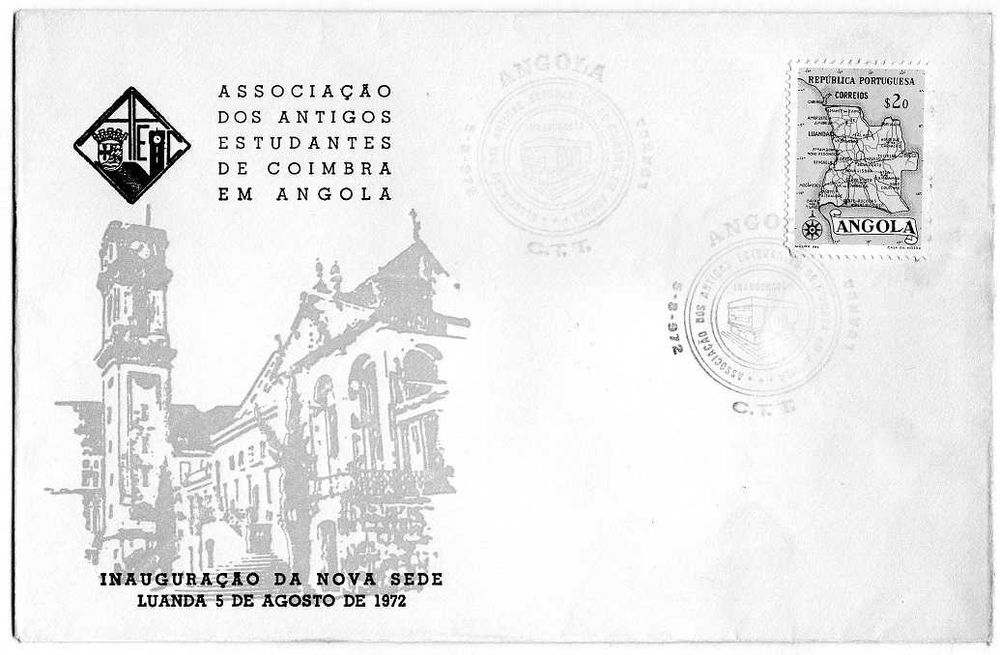 Angola - 1972ago05 = Associação Estudantes Coimbra Luanda