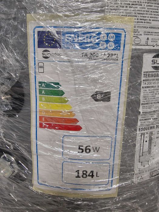 Depósito água AQS inox com solar 200L NOVO